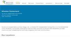 Desktop Screenshot of accesstoindependence.org