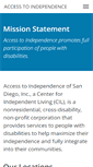 Mobile Screenshot of accesstoindependence.org